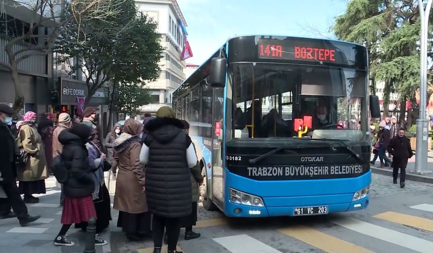 Trabzon toplu taşıma ücretlerine zam geldi! Yeni belirlenen toplu taşıma ücretleri